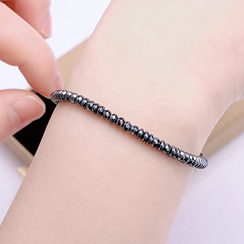 JoycuFF Woman Jewelry Morse Code Bracelets for Her Inspirational Adjustable Handmade Jewelry for Women Trendy Wrap Morse Code Bracelet