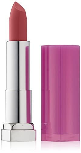 Maybelline Color Sensational Lipstick, Lip Makeup, Cream Finish, Hydrating Lipstick, Nude, Pink, Red, Plum Lip Color, Rose Embrace, 0.15 oz; (Packaging May Vary)