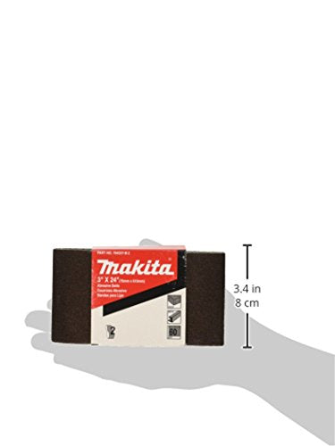 Makita 794237-B-2#60 Sanding Belt, 3-Inch by 24-Inch, 2-Pack