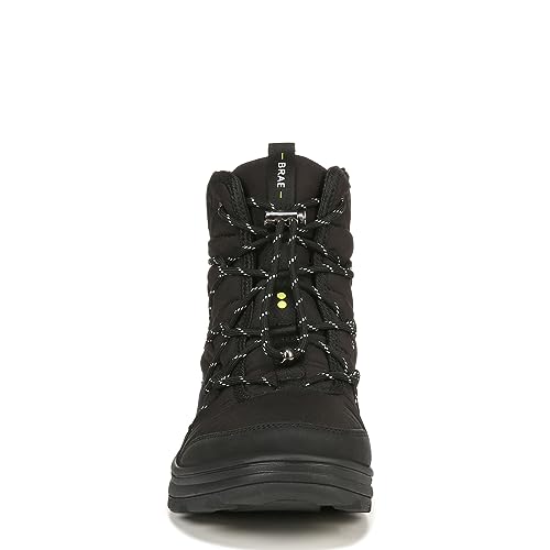 Ryka Womens Brae Water-Repellent Winter Snow Boot Black 9 M