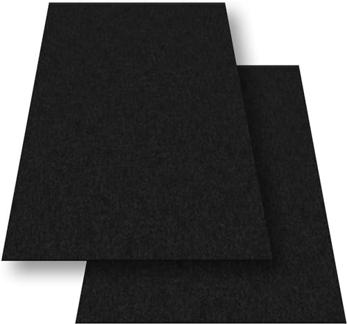 AAIN 2 Pcs Oil Spill Mat,Dual Material Synthesis, Waterproof & Highly Absorbent.36x59IN Garage Floor Mats for Oil, Water & Liquids. Perfect for Gyms & Shops