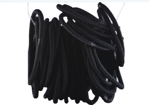 Goody Ouchless Hair Elastics, Black, 36 Count (Pack of 1)