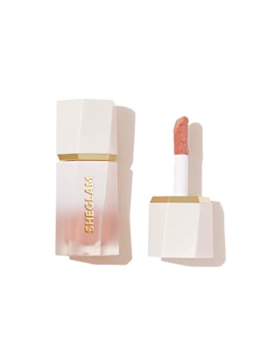 SHEGLAM Glow Bloom Liquid Waterproof Highlighter Long Lasting Cream Highlighter with Shimmer Dewy Finish - Bellini Brunch