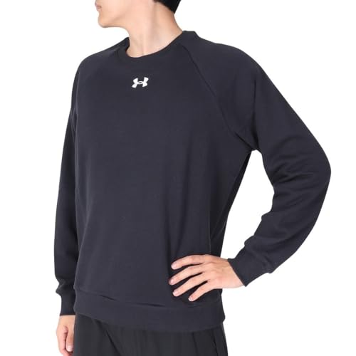 Under Armour Men's Rival Fleece Crew, (025) Castlerock Light Heather / / White, 4X-Large Tall