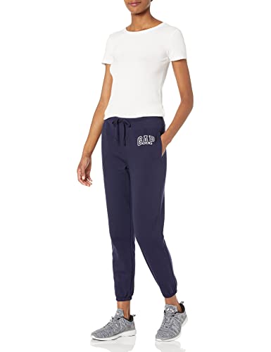 GAP Womens Logo Fleece Joggers Sweatpants, Deerfield, X-Large US