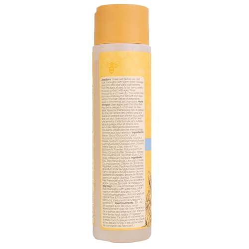 Burt's Bees for Pets Tearless Kitten Shampoo with Buttermilk, 99.3% Natural Origin Formulas, Pet Cleanser for Cats, Gentle Cat Wash for Itchy Skin, 2pk, 10 oz