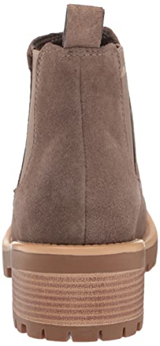 Blondo Women's Mayes Chelsea Boot, Dark Taupe, 9 Wide