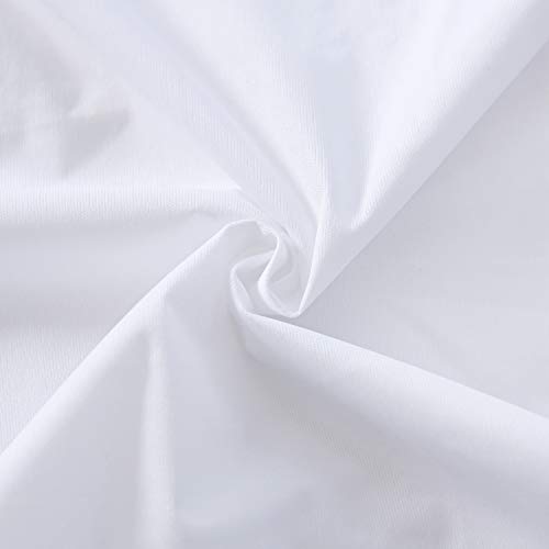 Zippered Twin Mattress Protector Waterproof (4/5/7/9Inches), Mattress Cover Fits for Amazon Basics & ZINUS Box Spring Mattress for Kids, 6 Sides Wrapping Zippered Mattress Encasement
