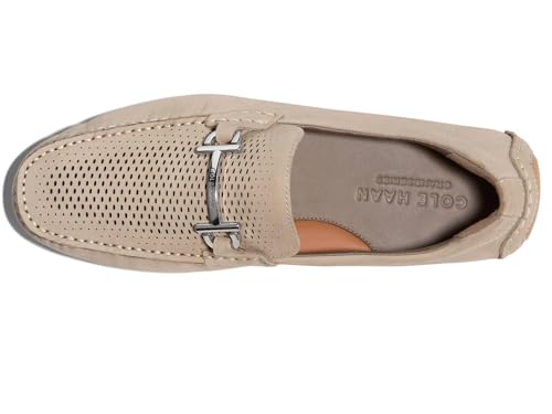 Cole Haan Men's Grand Laser Bit Driver Driving Style Loafer, Lava/Black Walnut, 10 Wide