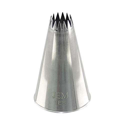 JEM Small Fine Star Savoy Piping Nozzle no. 1ES