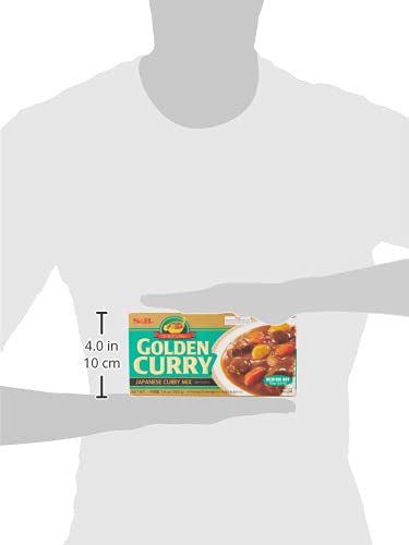 S&B Golden Curry Sauce Mix, Medium Hot, 7.8 Ounce