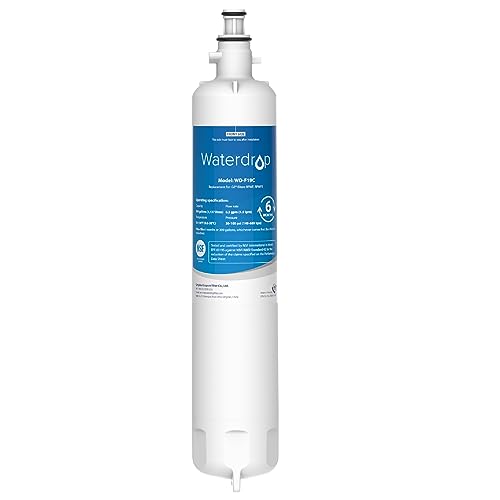 Waterdrop WD-F19C Replacement for GE® RPWFE®, RPWF (Built-in CHIP) Refrigerator Water Filter, Compatible with GFE28GYNFS, GFE28GELDS, PFE28KELDS, PFE28KYNFS, GFD28GELDS, PWE23KELDS, PWE23KMKES