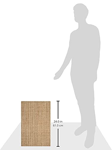 SAFAVIEH Natural Fiber Collection Runner Rug - 2'3" x 21', Natural, Handmade Farmhouse Jute, Ideal for High Traffic Areas in Living Room, Bedroom (NF747A)