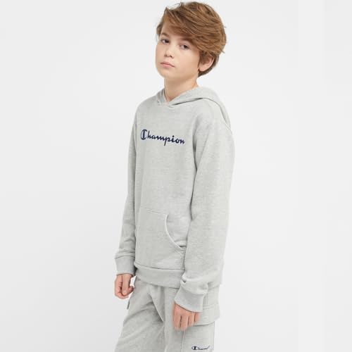 Champion Big, Kids' Sweatshirts for Boys, Pullover Hoodie, Multiple Graphics, Oxford Grey Heather