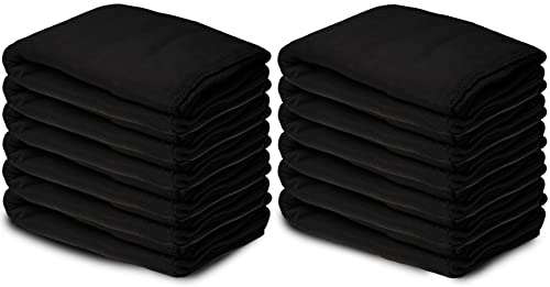 Yacht & Smith Soft Fleece Blankets 50 X 60, Lightweight, Cozy Warm Throws Dark Colorful Blanket Sofa Travel Outdoor, Wholesale