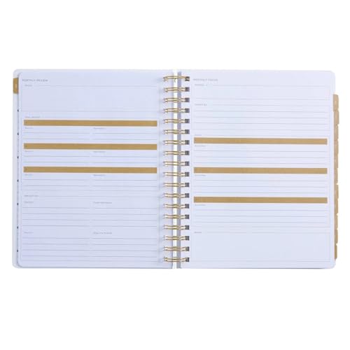 russell+hazel 2024-2025 Monthly Planner, July 2024 – June 2025, Office Supplies, Acrylic Dew Spiral, Spiral Bound, 7.625” x 9.5”