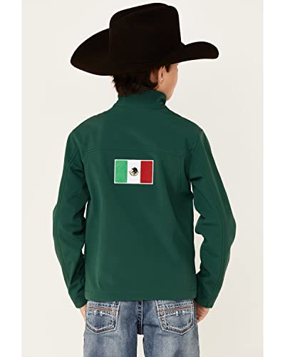 ARIAT Youth Team Softshell Mexico Jacket (X-Small, Verde)