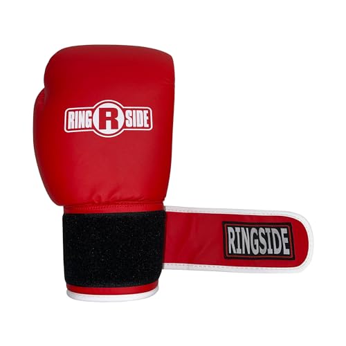 Ringside Striker Boxing Training Sparring Gloves, Small/Medium, Black/White