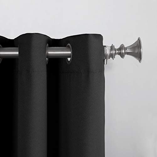 Sun Zero Barrow Energy Efficient Grommet Curtain Panel Pair (Pack of 3)