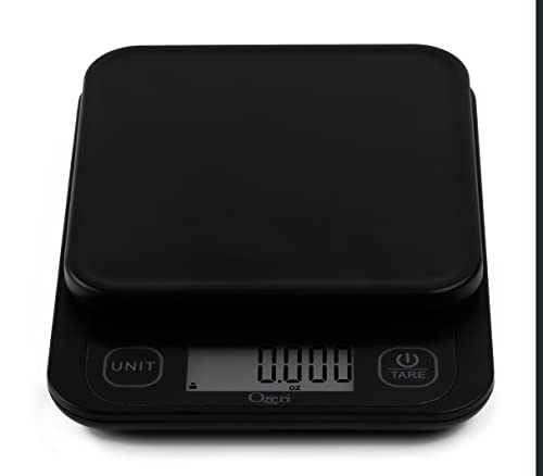 Ozeri Garden and Kitchen Scale II, with 0.1 g (0.005 oz) 420 Variable Graduation Technology, Burnt Ochre