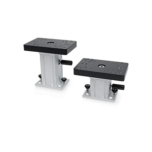 Cannon unisex-adult Aluminum Swivel Base Pedestal Mount, 6", Black and Silver