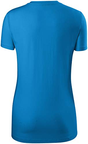 Mizuno Women's Volleyball 2.0 Attack Tee Shirt Diva Blue, Womens XX-Small