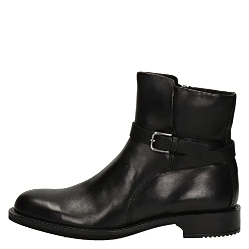 ECCO Women's SARTORELLE 25 MID Cut Buckle Ankle Boot, Black, 4-4.5