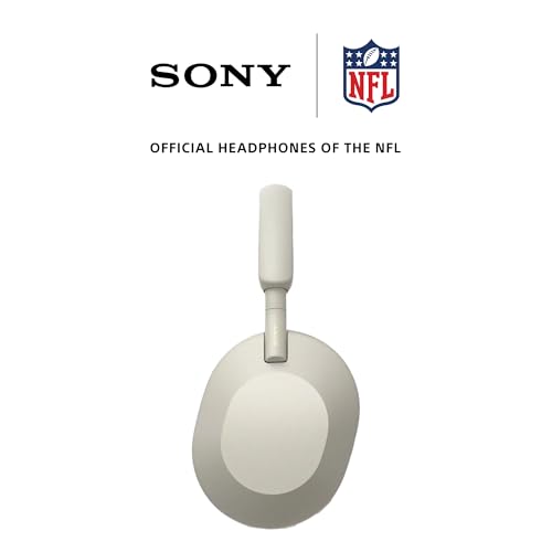 Sony WH-1000XM5 The Best Wireless Noise Canceling Headphones, Made Of Soft Fit Synthetic Leather, Integrated Processor V1, With 4 Beamforming Microphones, Up To 30-Hour Battery Life, Silver