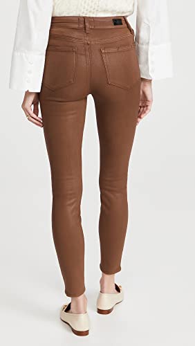 PAIGE Women's Hoxton Crop High Rise Slim Fit Jean, Sunset Ombre, 30
