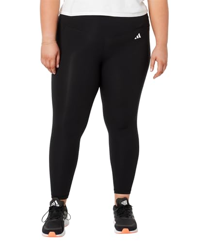 adidas Women's Optime Stash Pocket High Waisted 7/8 Tights, Black, 4X