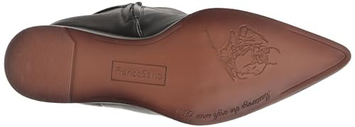 Franco Sarto Womens Etta Pointed Toe Wedge Booties Grey Leather 11 M