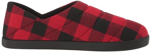 TOMS Men's Ezra Slipper, Shadow Felt/Fleece, 12