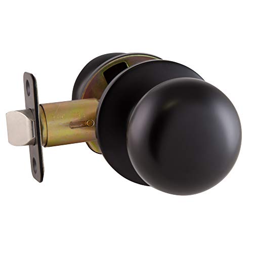 Design House 753442 Cambridge 2-Way Adjustable Passage Door Knob, Oil Rubbed Bronze