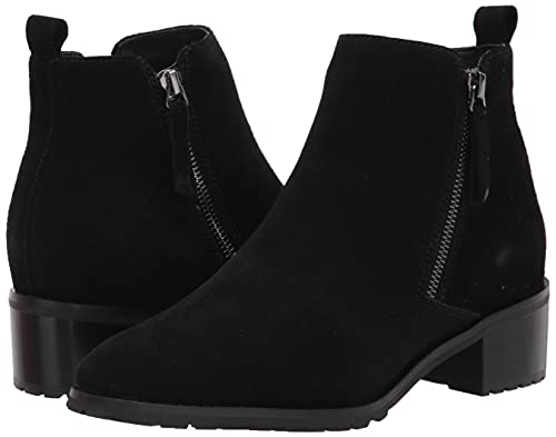 Blondo womens, Samara Ankle Boot, Black Leather, 8.5 Wide