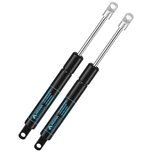 ARANA SPD490010 7 inch 10 lb/45 N Gas Struts Spring Shocks Lid Support, 2 Pcs 7.5" 45N Gas Props Lift Supports for Cabinet Door Lid Toolbox Lid Toy Box Stay