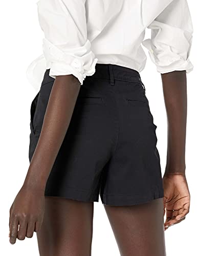 Amazon Essentials Women's Mid-Rise Slim-Fit 3.5 Inch Inseam Khaki Short, Khaki Brown, 20