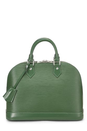 Louis Vuitton, Pre-Loved Borneo Green Epi Alma PM, Green