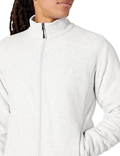 Amazon Essentials Men's Full-Zip Fleece Jacket (Available in Big & Tall), Dark Green Navy Tartan Plaid, X-Small
