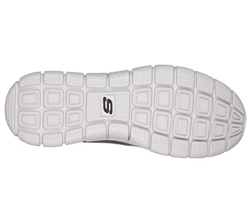 Skechers Men's Track Scloric Oxford, Black White, 10.5