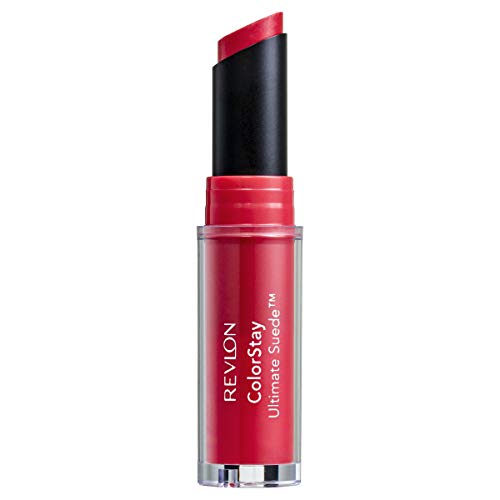 REVLON Lipstick, ColorStay Ultimate Suede Lipstick, High Impact Lip color with Moisturizing Creamy Formula, Infused with Vitamin E, 095 Finale, 0.09 Oz