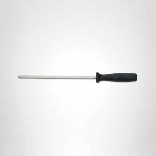 HENCKELS Sharpening Steel, 9-inch Fine Edge Honing Rod for Knife Sharpening and Blade Maintenance – Stainless Steel Knife Sharpener for Kitchen, BBQ Tools, Chef Knives & Outdoor Cooking