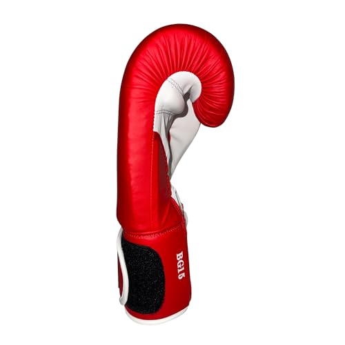Ringside Striker Boxing Training Sparring Gloves, Small/Medium, Black/White