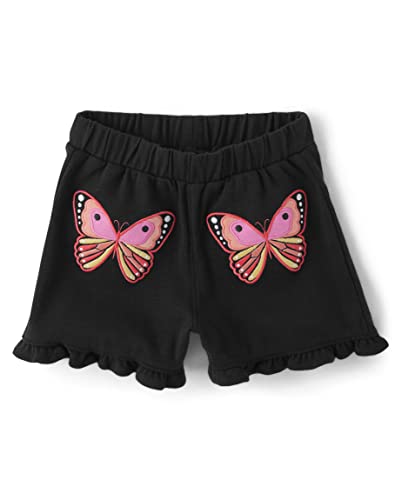 Gymboree,and Toddler Pull on Shorts,Black Butterfly,12-18 Months