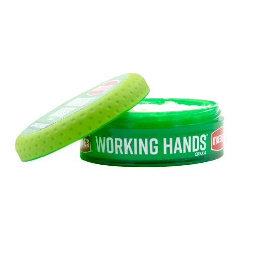 O'Keeffe's Working Hands Hand Cream for Extremely Dry; Cracked Hands; 3.4 Ounce Jar; (Pack 12)