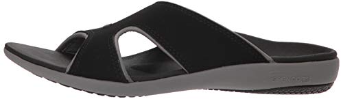 Spenco Women's Kholo Plus Slide Sandal, Onyx, 12 Medium US