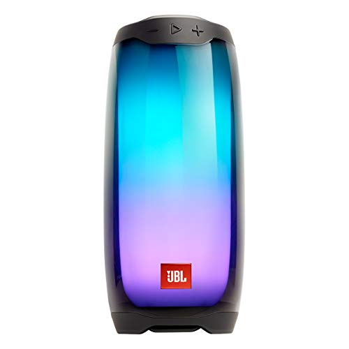 JBL Pulse 4 - Waterproof Portable Bluetooth Speaker with Light Show - Black