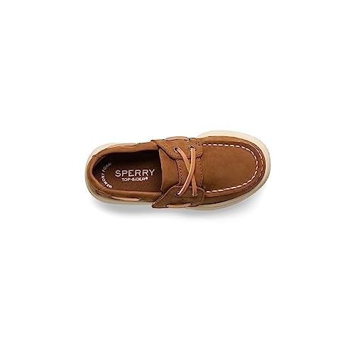 Sperry boys Sperry Cup Ii Boat Shoe, Brown, 3.5 Big Kid US