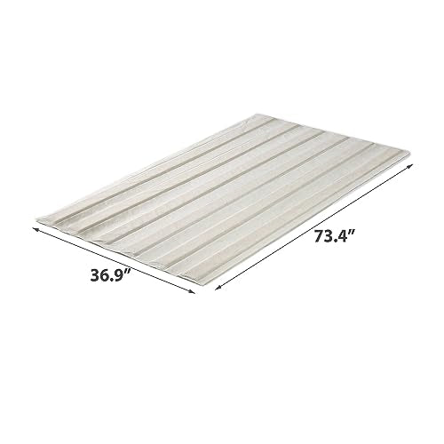 ZINUS Compack Fabric Covered Wood Slats, Bunkie Board, Box Spring Replacement, Twin