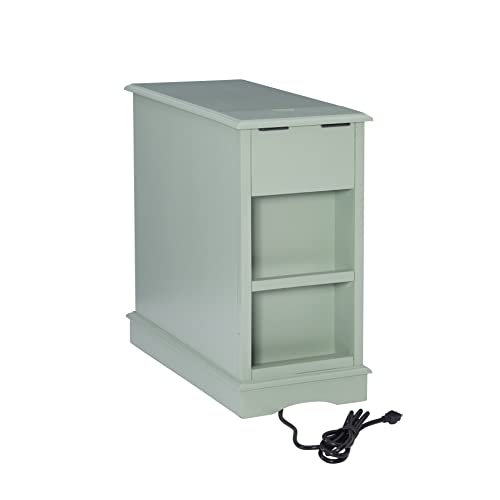 Powell Furniture Barron Accent Table, Aqua, Small