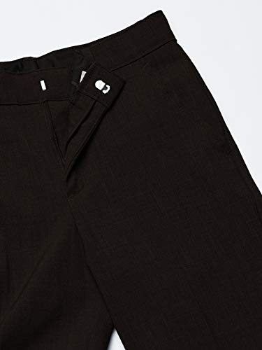 Van Heusen Boys' Flex Stretch Flat Front Dress Pants, Bank Blue Solid, 10